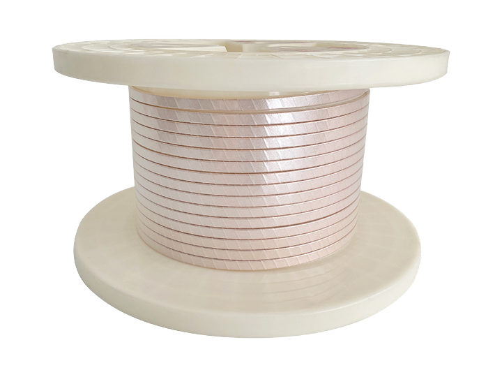 Film wrapped wire